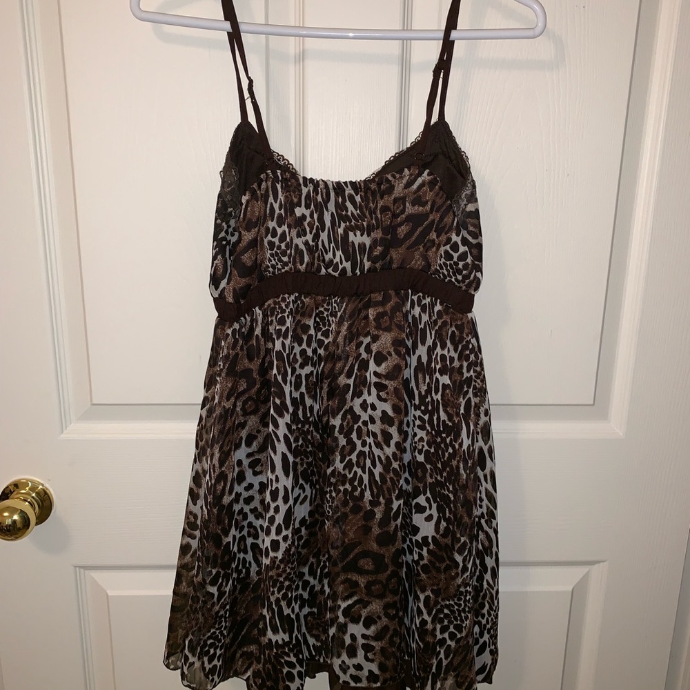 Cheetah print dress